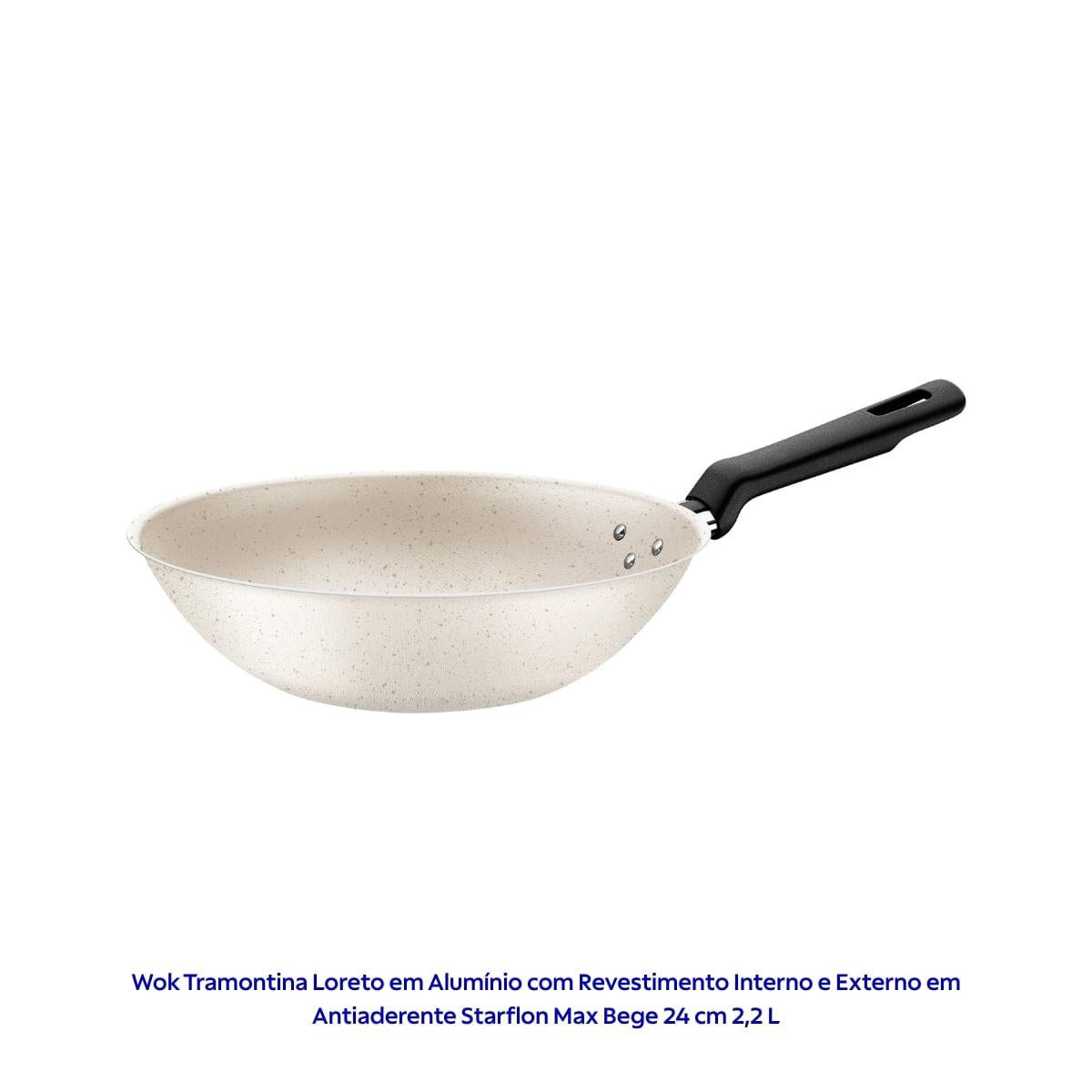 Jogo de Panelas Tramontina Linz 13 Pçs Bege Antiaderente com Utensílios