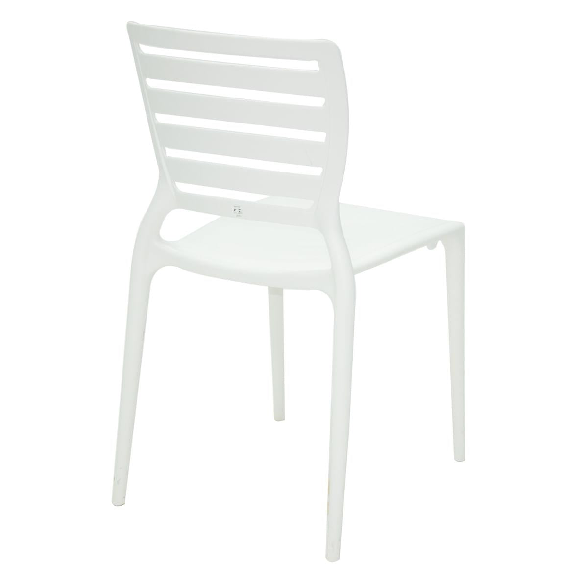Cadeira Sofia encosto horizontal branca Tramontina 92237010