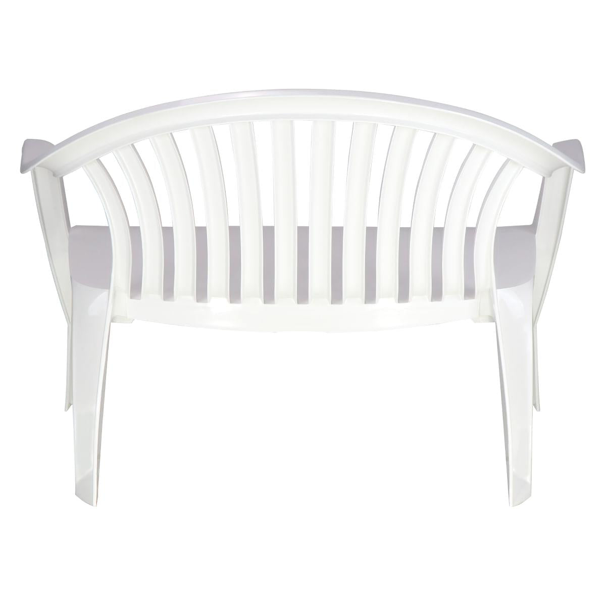 Banco Tramontina Leme 114 cm em Polipropileno Branco